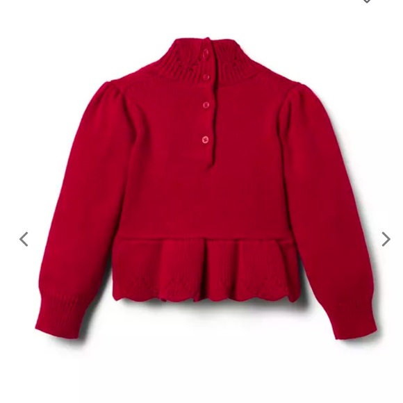 Janie and Jack Red Holiday Sweater - Picture 2 of 6